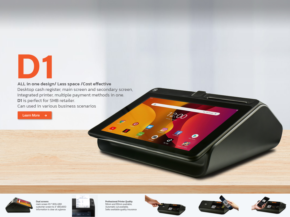D1 Android Handheld POS Machine